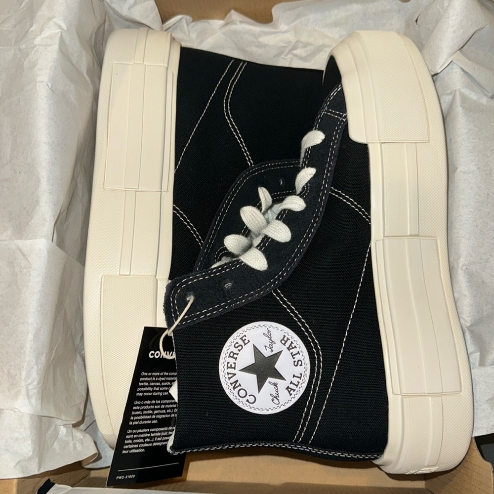 COPY - womens black and white converse